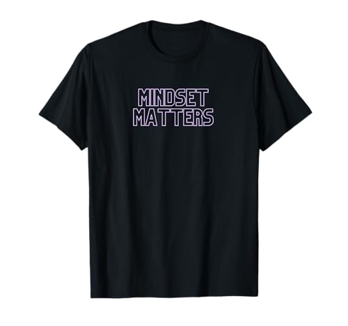 Herren Mindset Matters Trainingsoberteil für Fitness-Pumpen zur Selbstmotivation T-Shirt von Gym Pump Covers