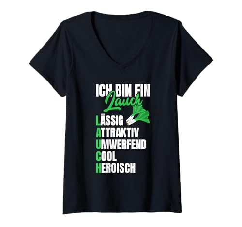 Damen Gym Bin EIN LAUCH LÄSSIG ATTRAKTIV UMWERFEND Gewichtheber T-Shirt mit V-Ausschnitt von Gym Shirt Fitnessstudio Muskel Training Lauch