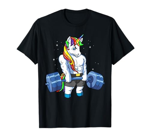 Einhorn Gewichtheben Shirt - Kreuzheben Fitness Gym Herren Damen T-Shirt Einhorn Gewichtheben Shirt - Kreuzheben Fitness Gym Herren Damen T-Shirt von Gym Workout Unicorn Fitness Store