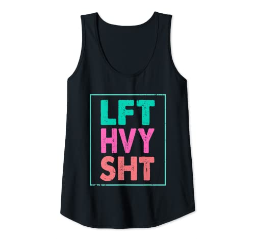 Damen LFT HVY SHT Lift Heavy Gym Fitness Women Bodybuilding Tank Top Damen LFT HVY SHT Lift Heavy Gym Fitness Women Bodybuilding Tank Top von Gym Workout Women bodybuilding Book Gift