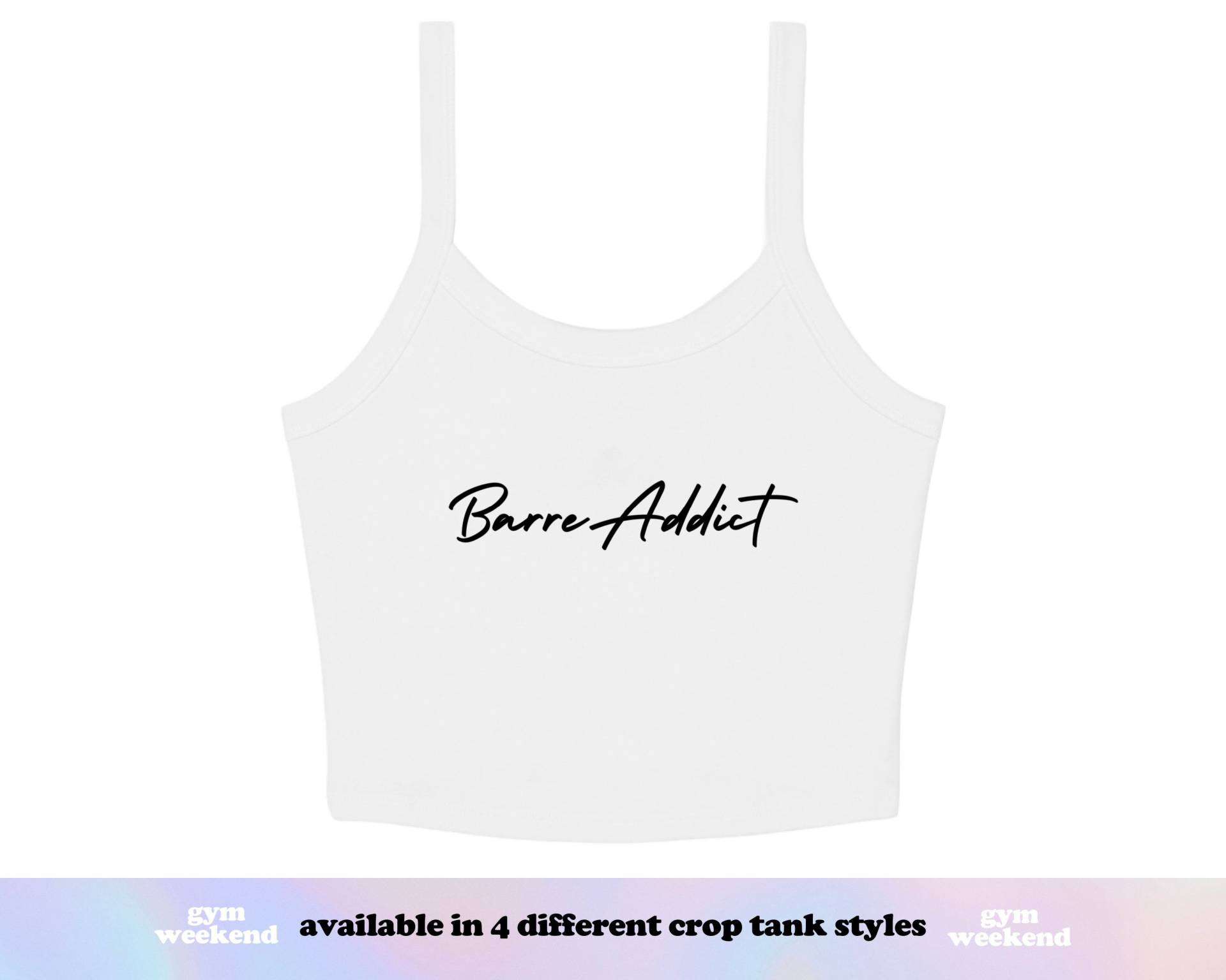 Barre Tank Top | Barre-Shirt Frauen Ausbilder Geschenk Für Sie Tanktop Addict von GymWeekendApparel