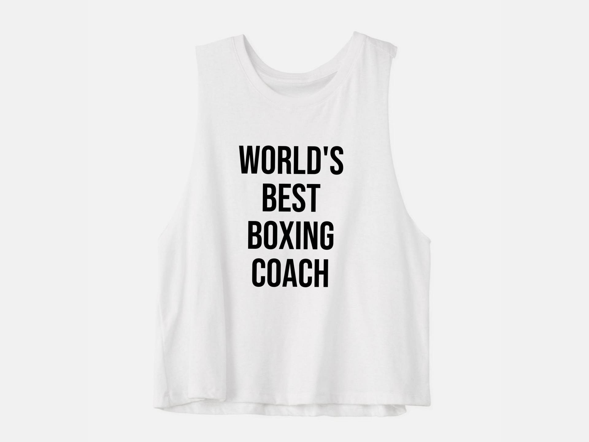 Boxen Shirt | Tank Top Box-Trainer Geschenk Lustiges Box-Shirt Der Weltbeste Boxcoach von GymWeekendApparel