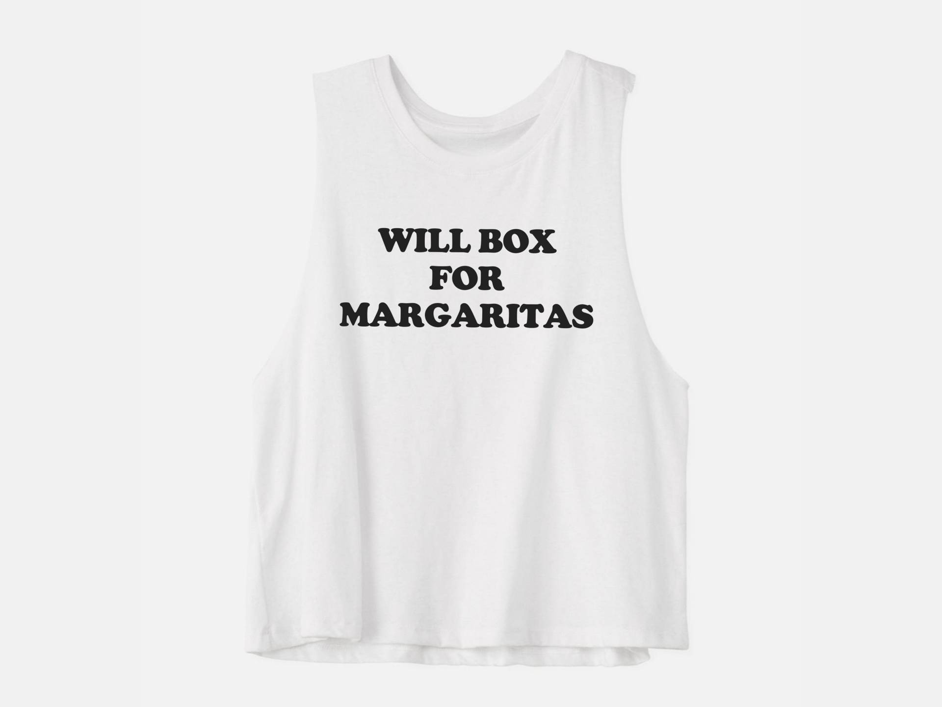 Boxen Tank Top | Frauen Shirt Damen Boxoberteil Sommer Workout Box Für Margaritas von GymWeekendApparel