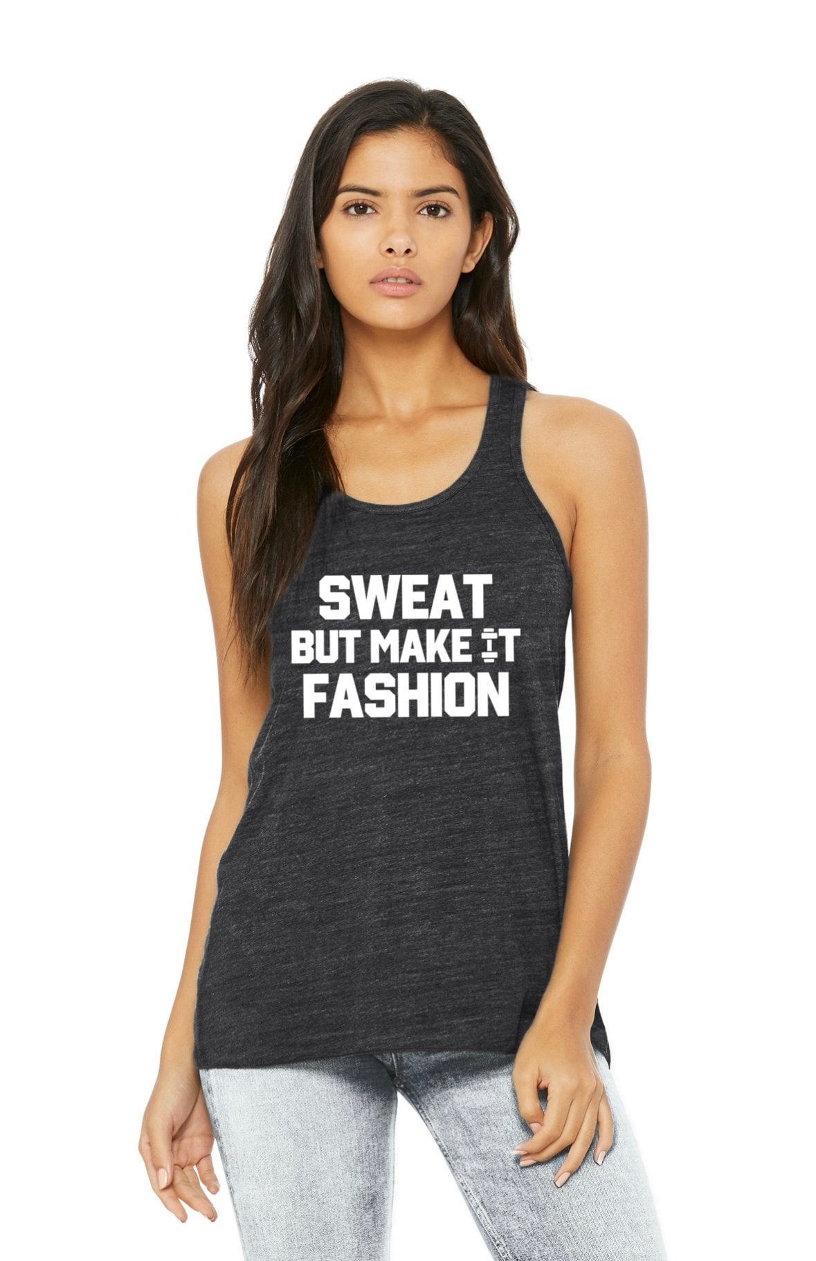 T-Shirt | Tanktop Damen Workout Fitness Tank Top Fitnessstudio-Liebhaber Sweat Aber Machen Es Mode von GymWeekendApparel