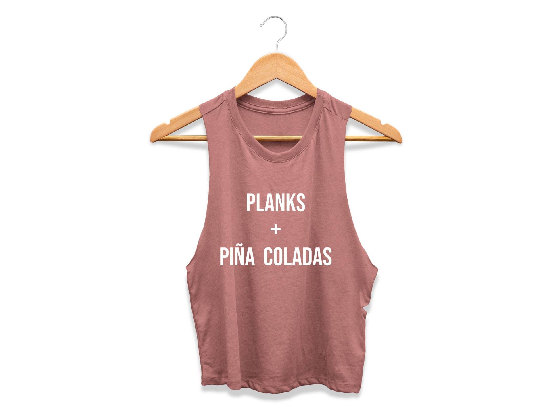 Tank Top | Strand Workout-Crop-Top Tanktop Training Motivation Planken Und Piña Coladas von GymWeekendApparel