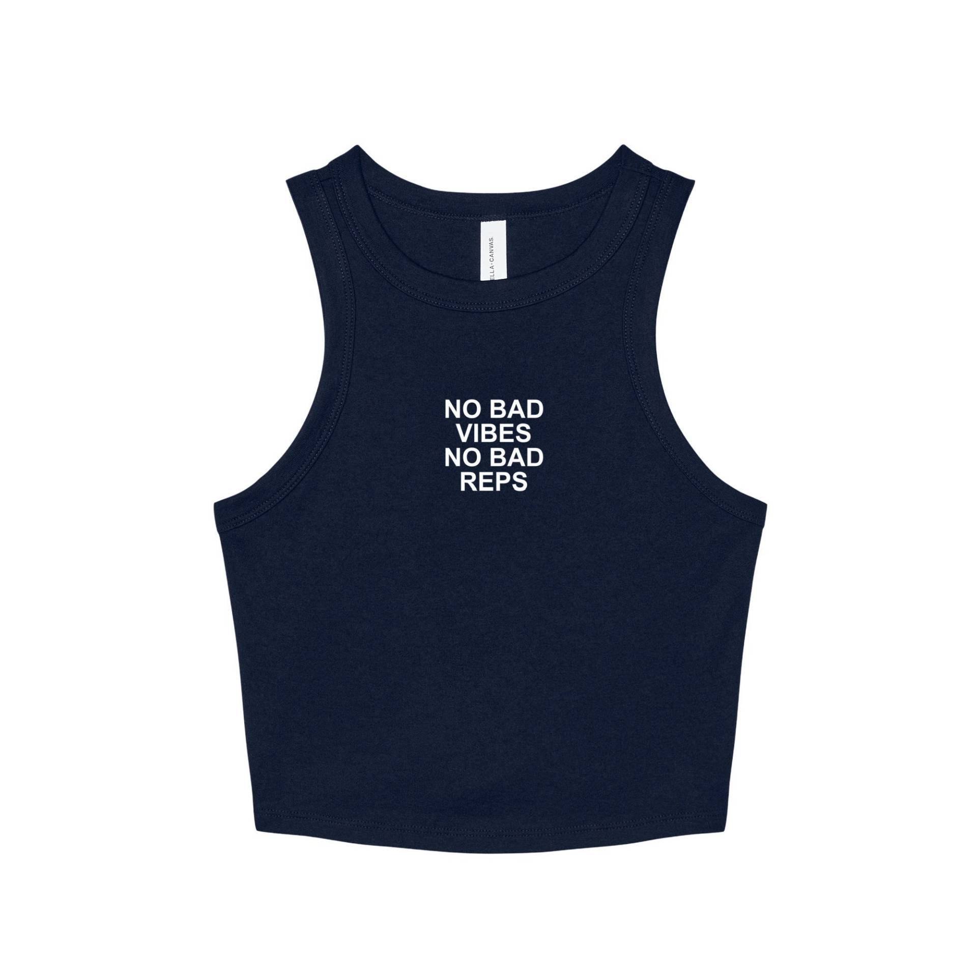 Training Tank Top | Fitness Shirt Damen Hebe Lifting Frauen Keine Schlechten Vibes, Keine Repliken von GymWeekendApparel