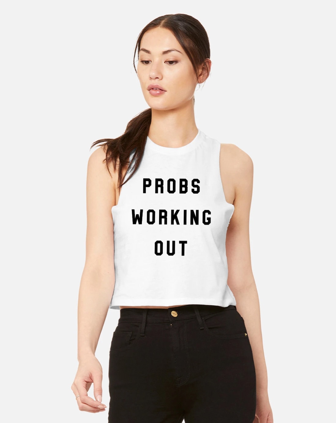 Workout-Crop-Top | Gym Shirt Damen Tanktop Heben Boxen Yoga Tank-Top Probs Arbeit von GymWeekendApparel