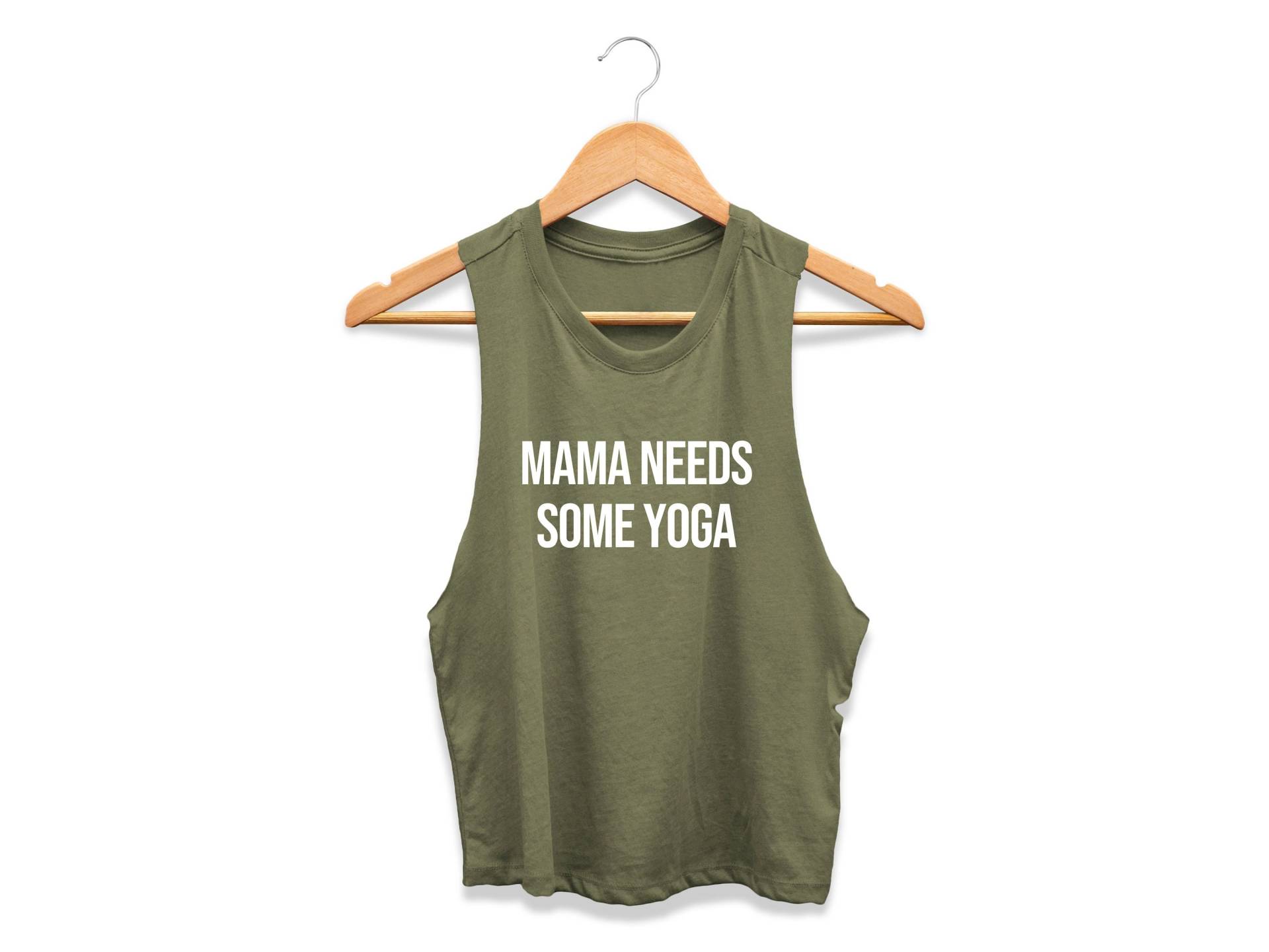 Yoga Tank-Top | Yoga-Shirt Yoga-Crop-Top Mama Yoga-Lehrerin Lehrerin Braucht von GymWeekendApparel