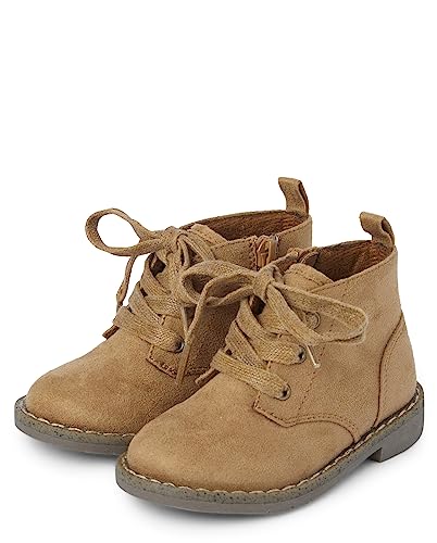 Gymboree Jungen and Toddler Short Ankle Boots Stiefelette, Beige von Gymboree