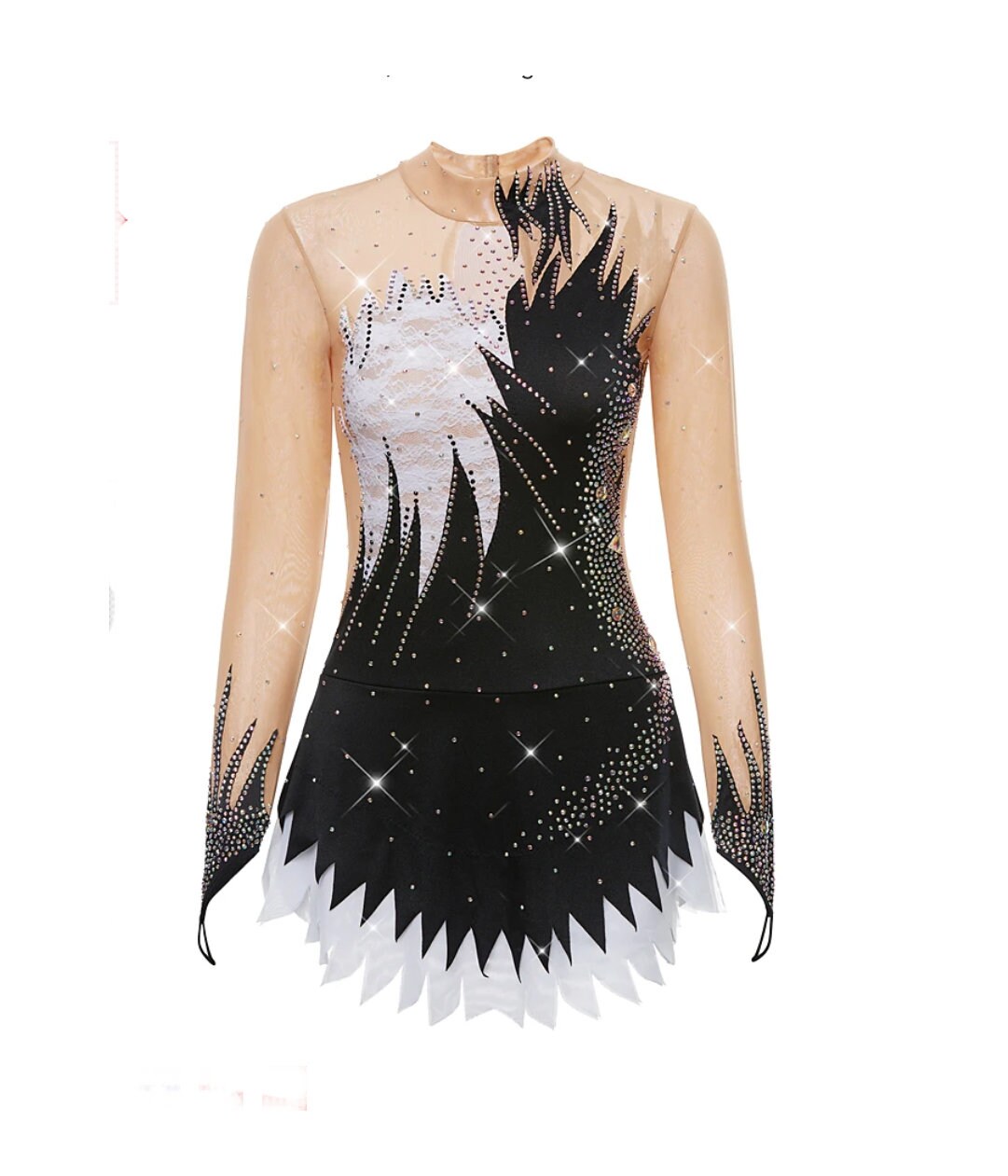 06 Eiskunstlaufkleid Rollkunstlaufkleid Tanzmariechen Kürkleid Eiskunstlauf Kleid Showtanzkleid Eistanzen Eistanzkleid Karnevalkleid von Gymcostumes