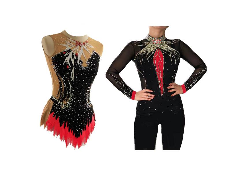 42 Küranzug Paarlauf Anzug Akrobatik Akrobatikanzug Zirkusanzug Sportakrobatik Showtanz Paartanz Tanzanzug Männeranzug Eiskunstlauf von Gymcostumes