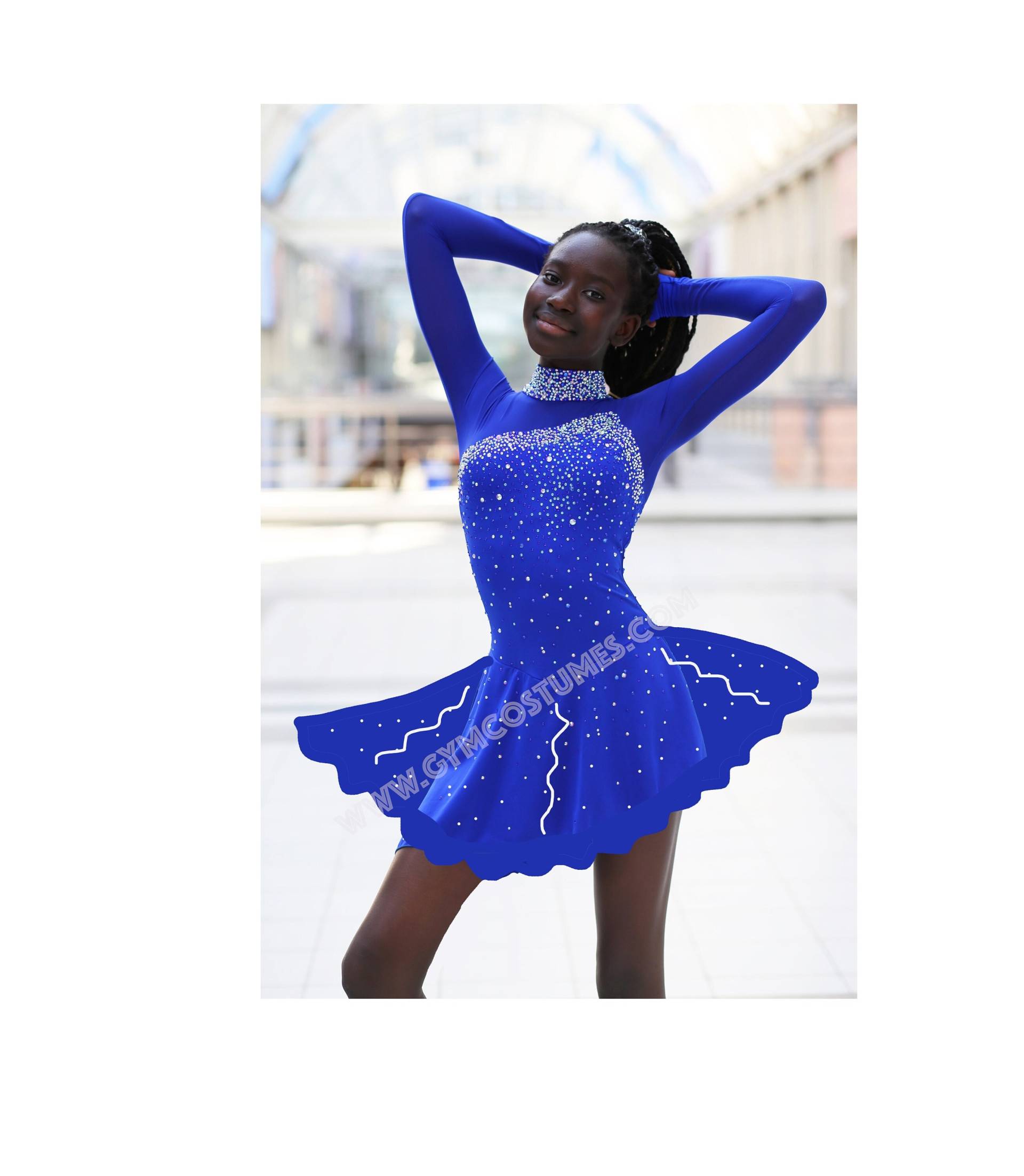 Blau Eiskunstlaufkleid Kleid Für Eiskunstlaufen Kürkleid Twirling Showtanzkleid Tanzmariechen Karnevalkleid Rock'n Roll Eistanzen Blau Eiskunstlaufkleid Kleid Für Eiskunstlaufen Kürkleid Twirling Showtanzkleid Tanzmariechen Karnevalkleid Rock'n Roll Eistanzen von Gymcostumes