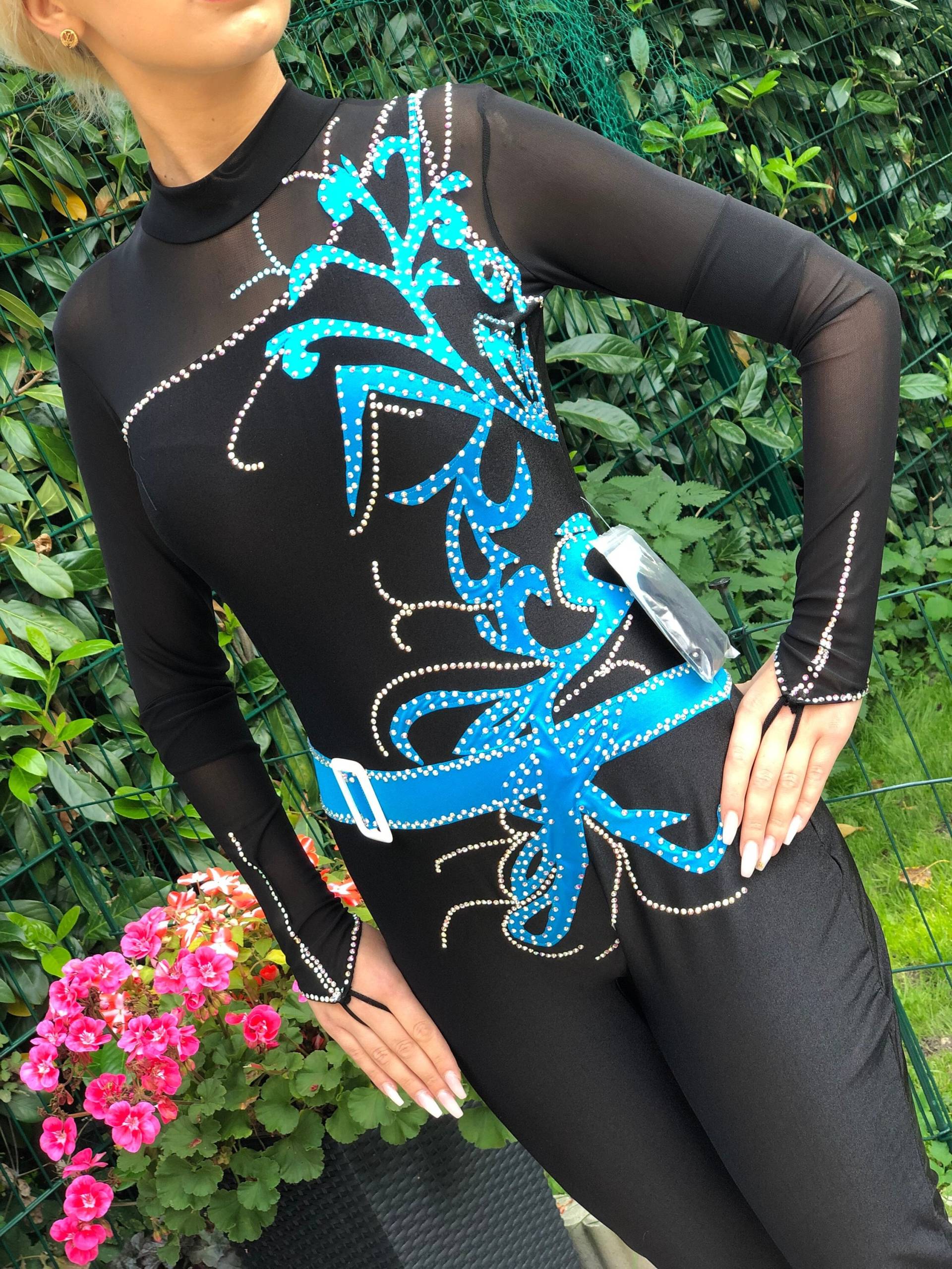 Ganzkörperanzug Catsuit Küranzug Voltigieranzug Luftakrobatik Anzug Eiskunstlaufkleid Kleid Für Eiskunstlaufen Showtanzkleid Circusanzug von Gymcostumes