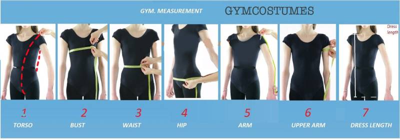 Größentabelle/Die Wahl Der Richtigen Größe Beim Kauf Größentabelle/Die Wahl Der Richtigen Größe Beim Kauf von Gymcostumes