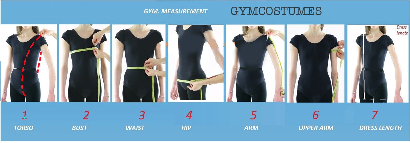 Größentabelle/Die Wahl Der Richtigen Größe Beim Kauf Größentabelle/Die Wahl Der Richtigen Größe Beim Kauf von Gymcostumes