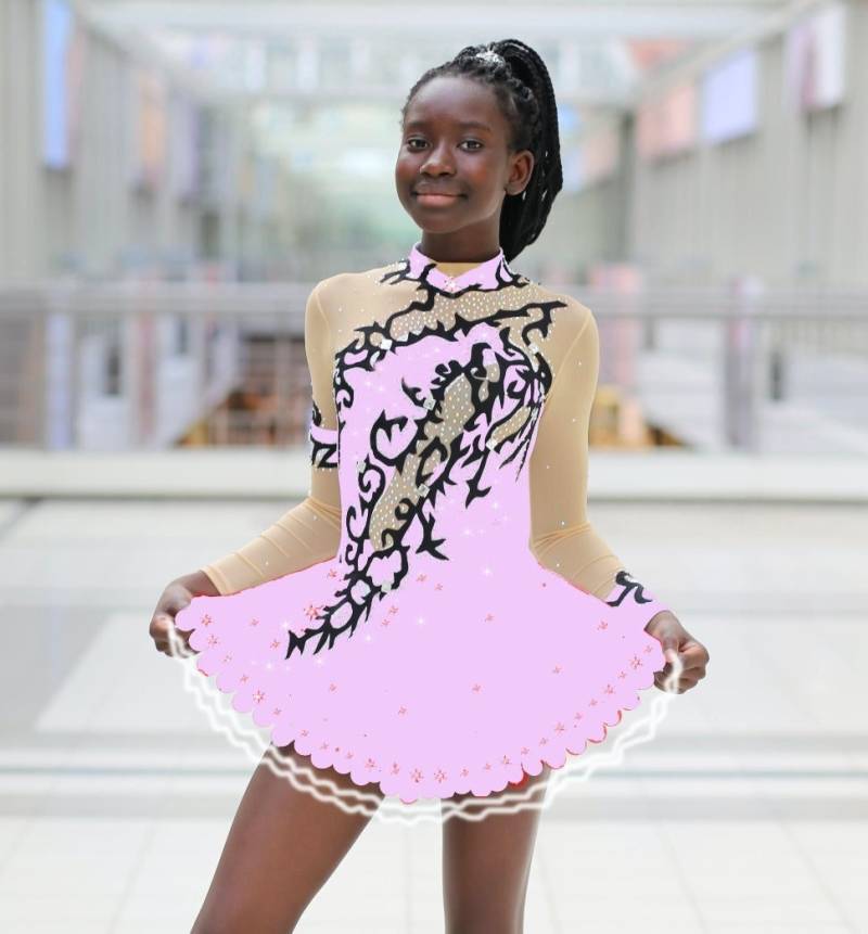 Rosa Eiskunstlaufkleid Kleid Für Eiskunstlaufen Kürkleid Twirling Showtanzkleid Tanzmariechen Karnevalkleid Rock'n Roll Rosa Eiskunstlaufkleid Kleid Für Eiskunstlaufen Kürkleid Twirling Showtanzkleid Tanzmariechen Karnevalkleid Rock'n Roll von Gymcostumes