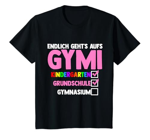 Kinder Endlich gehts auf Gymi - Einschulung Gymnasium Schulkind T-Shirt von Gymi Schulkind Gymnasium Geschenkideen