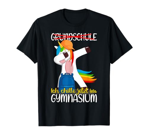 Einschulung Gymnasium Mädchen Schulstart 5. Klasse Einhorn T-Shirt Einschulung Gymnasium Mädchen Schulstart 5. Klasse Einhorn T-Shirt von Gymnasium Einschulung Geschenk für Gymnasiastin