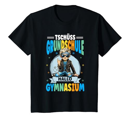 Kinder Einschulung 5. Klasse Tschüss Grundschule Hallo Gymnasium T-Shirt Kinder Einschulung 5. Klasse Tschüss Grundschule Hallo Gymnasium T-Shirt von Gymnasium Schule 5. Klasse Schüler Design