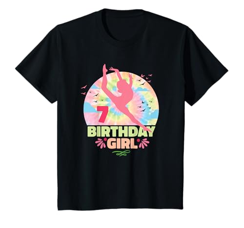 Gymnastic Lover 7. Geburtstag 7 Jahre alt Turnerin Mädchen T-Shirt Gymnastic Lover 7. Geburtstag 7 Jahre alt Turnerin Mädchen T-Shirt von Gymnast Gurl Sport Apparel