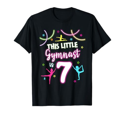 7. Geburtstag Mädchen Outfit This Little Gymnast Is 7 Year Old T-Shirt 7. Geburtstag Mädchen Outfit This Little Gymnast Is 7 Year Old T-Shirt von Gymnast Gymnastics Birthday Girl 7 Year Old Gift
