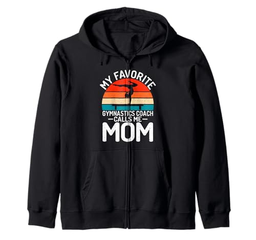 Mein Lieblings-Gymnastiktrainer nennt mich Mama Gymnastics Coach Kapuzenjacke Mein Lieblings-Gymnastiktrainer nennt mich Mama Gymnastics Coach Kapuzenjacke von Gymnastics Coach Gifts