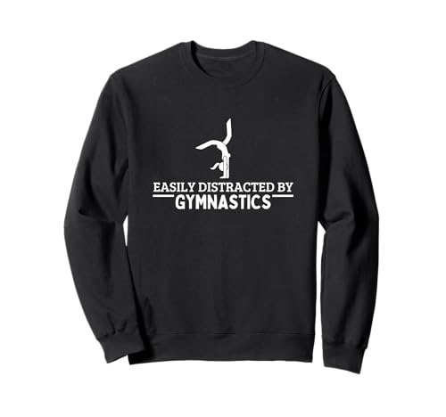 Leicht abgelenkt von Gymnastik Frauen Turnerin Sweatshirt von Gymnastics Gift Ideas For Girls