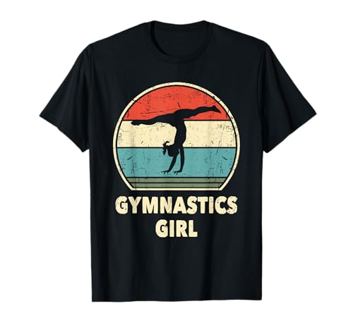 Gymnastik Mädchen Retro Turner Mädchen Geschenk Gymnastik Liebhaber T-Shirt Gymnastik Mädchen Retro Turner Mädchen Geschenk Gymnastik Liebhaber T-Shirt von Gymnastics Girl Retro Gymnast Girl Gift