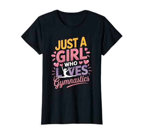 Nur EIN Mädchen, das Gymnastikathletin liebt Turnermädchen T-Shirt von Gymnastics Lover Apparel for Girls