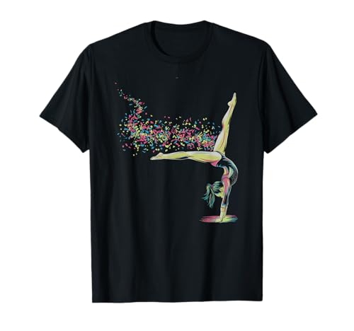Gymnastik Geschenk Damen Mädchen Kinder Rhythmische Turnen T-Shirt von Gymnastik Geschenke Mädchen Turnerin Akrobatik