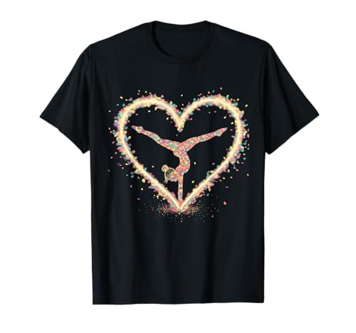 Gymnastik Geschenk Damen Mädchen Kinder Rhythmische Turnen T-Shirt von Gymnastik Geschenke Mädchen Turnerin Akrobatik