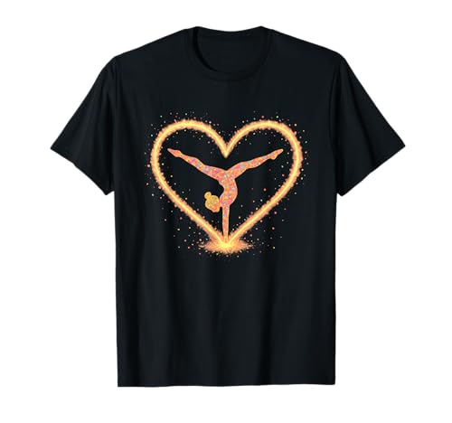 Gymnastik Damen Mädchen Rhythmische Turnen Akrobatik T-Shirt Gymnastik Damen Mädchen Rhythmische Turnen Akrobatik T-Shirt von Gymnastik Geschenkidee Damen Mädchen