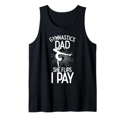 Herren Gymnastik Dad SHE Flips I Pay Gymnastics Dad Tank Top Herren Gymnastik Dad SHE Flips I Pay Gymnastics Dad Tank Top von Gymnastik Papa