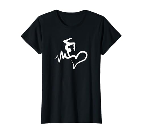 RSG Herzschlag Gymnastik Turnen Handstand Damen Geschenk T-Shirt RSG Herzschlag Gymnastik Turnen Handstand Damen Geschenk T-Shirt von Gymnastik Turnen Barren Trampolin Ringe Motiv