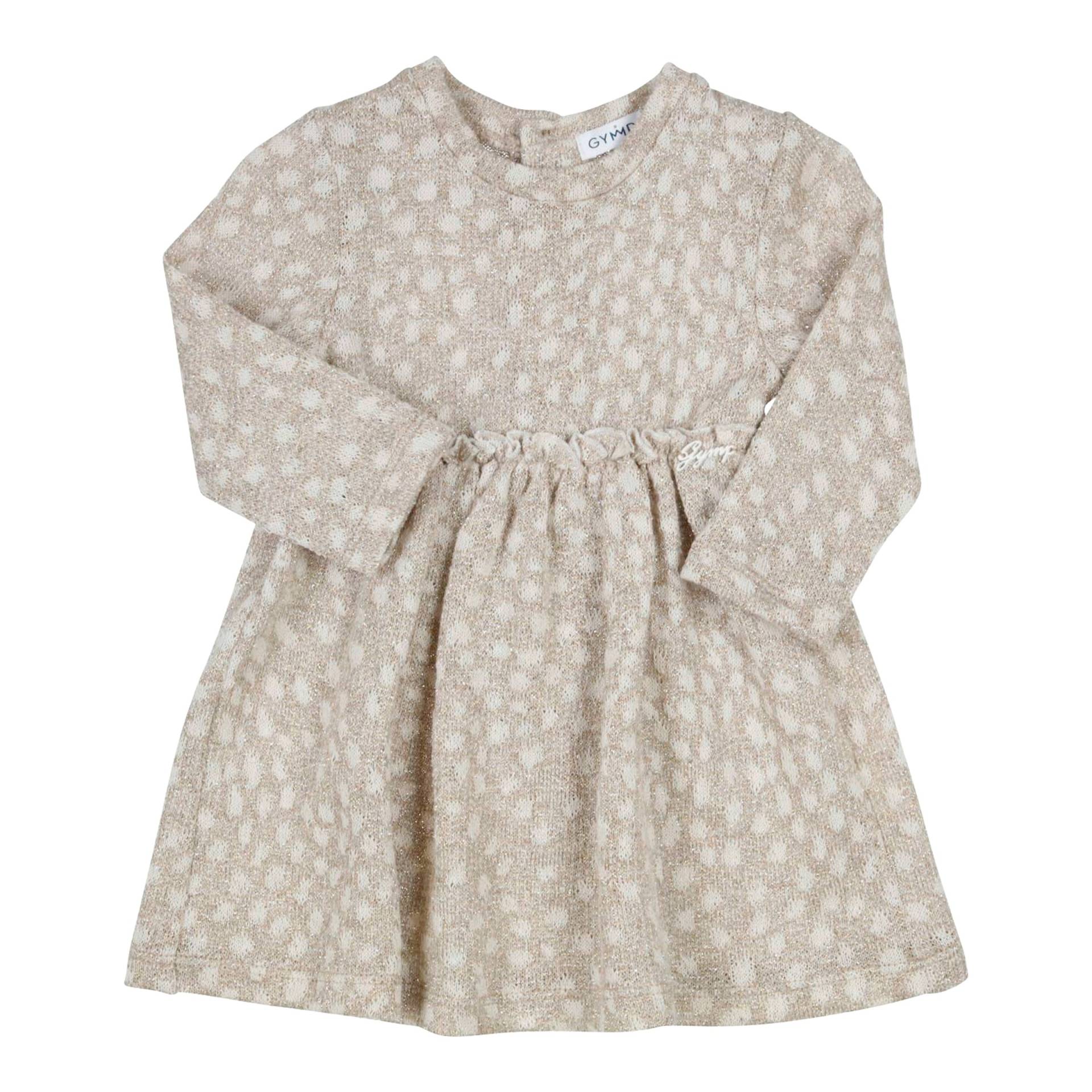 Gymp Kleid langarm mit Lurex Punkte von Gymp