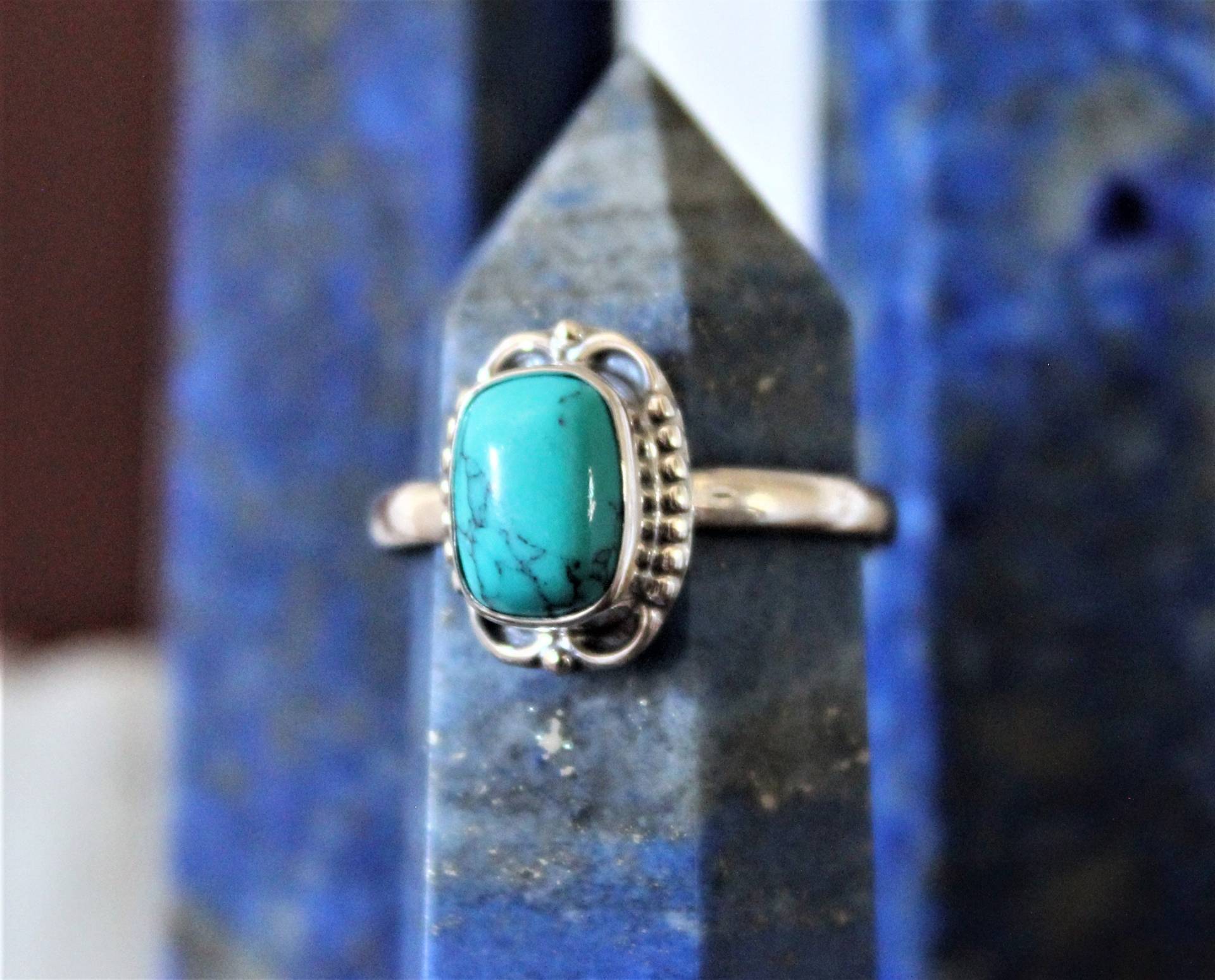 Türkis Sterling Silber Ring, Geburtsstein Stein Boho Cowgirl Western Geschenk Für Sie Türkis Sterling Silber Ring, Geburtsstein Stein Boho Cowgirl Western Geschenk Für Sie von GypsyGalaxyJewelry