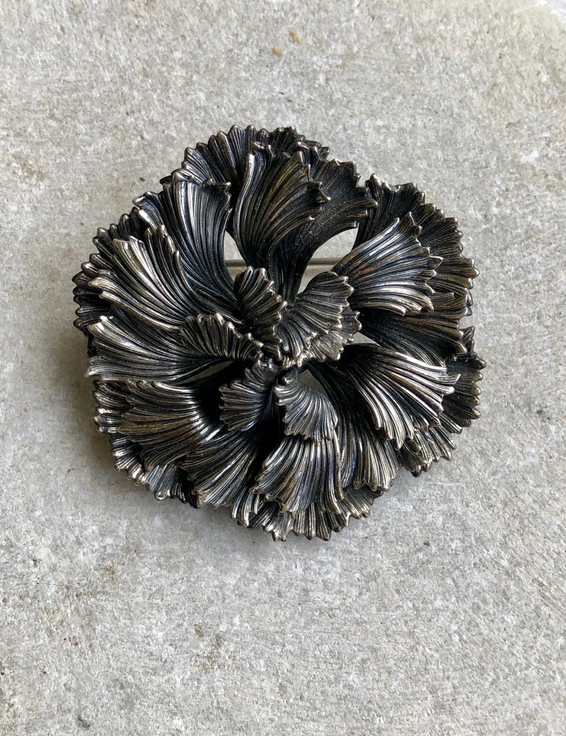 1930S Danecraft Stering Vintage Blumenbrosche Italien von GypsyRoadStudio