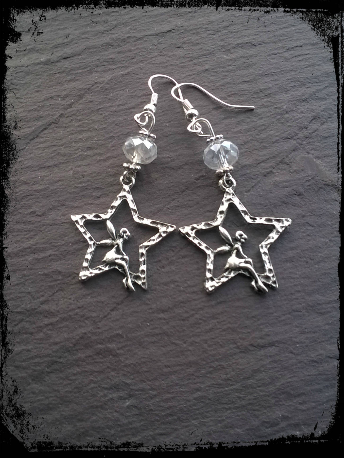 Faery & Star Kristall Ohrringe, Funkelnd, Facettiertes Glas, Fee, Feen, Pixie Faery & Star Kristall Ohrringe, Funkelnd, Facettiertes Glas, Fee, Feen, Pixie von GypsySpiritWitch