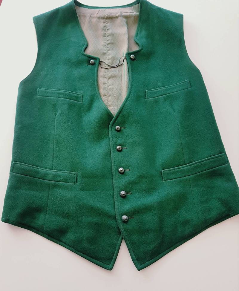 Vintage Grasegger Grüne Weste Steampunk Weste Für Herren, L von GypsyandRabbit