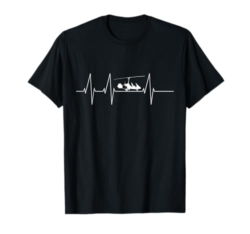 Herzfrequenz Tragschrauber Gyrokopter Gyrocopter T-Shirt Herzfrequenz Tragschrauber Gyrokopter Gyrocopter T-Shirt von Gyrokopter Tragschrauber Zubehör und Geschenke