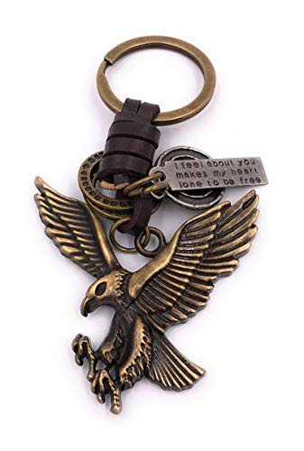 H-Customs Adler Eule Greif besonderer Schlüsselanhänger Anhänger aus Metall Bronze H-Customs Adler Eule Greif besonderer Schlüsselanhänger Anhänger aus Metall Bronze von H-Customs