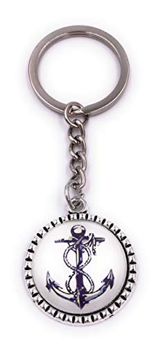 H-Customs Anker unendlich auf Weiß im Kreis Schlüsselanhänger Anhänger aus Metall H-Customs Anker unendlich auf Weiß im Kreis Schlüsselanhänger Anhänger aus Metall von H-Customs