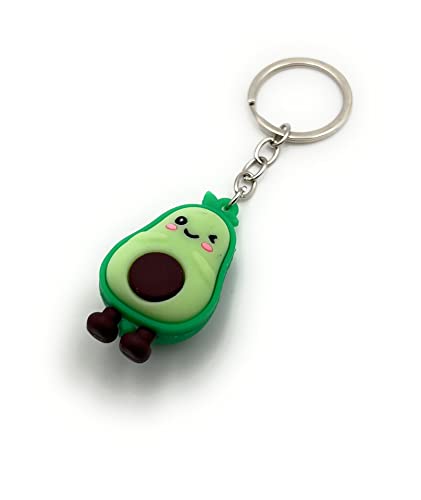 H-Customs Avocado süß zwinker Frucht Obst Schlüsselanhänger Anhänger grün von H-Customs