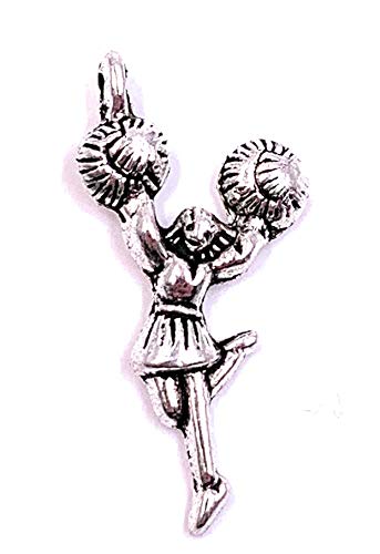 H-Customs Cheerleader Sport Mannschaft Charm Anhänger Kettenanhänger Bastelbedarf Schmuck von H-Customs