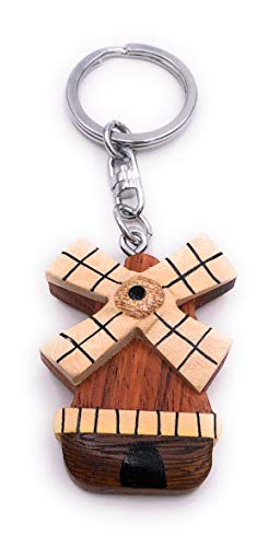 H-Customs Getreidemühle Windmühle Holz Edel Handmade Schlüsselanhänger Anhänger H-Customs Getreidemühle Windmühle Holz Edel Handmade Schlüsselanhänger Anhänger von H-Customs