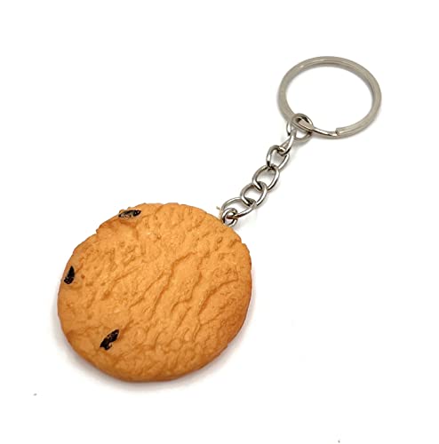 H-Customs Keks Cookie Schokolade Gebäck  Schlüsselanhänger Anhänger braun von H-Customs