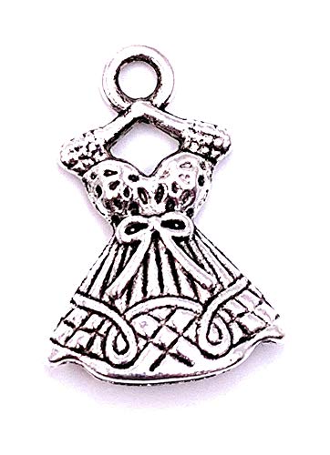 H-Customs Kleid Rock Kostüm Bluse Charm Anhänger Kettenanhänger Bastelbedarf Schmuck von H-Customs