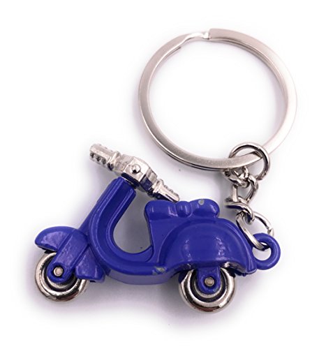 H-Customs Motorroller Roller blau Anhänger besonderer Schlüsselanhänger von H-Customs