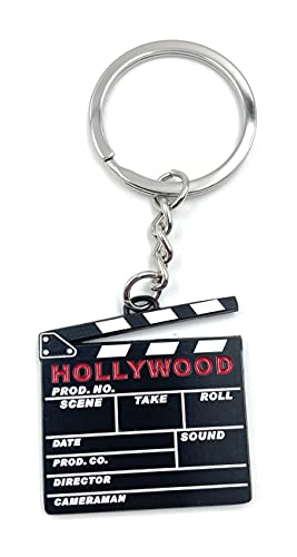 H-Customs Regieklappe Hollywood Filmklappe schwarz Schlüsselanhänger Anhänger von H-Customs