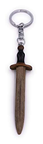 H-Customs Ritter Schwert Dolch Säbel Holz Edel Handmade Schlüsselanhänger Anhänger von H-Customs